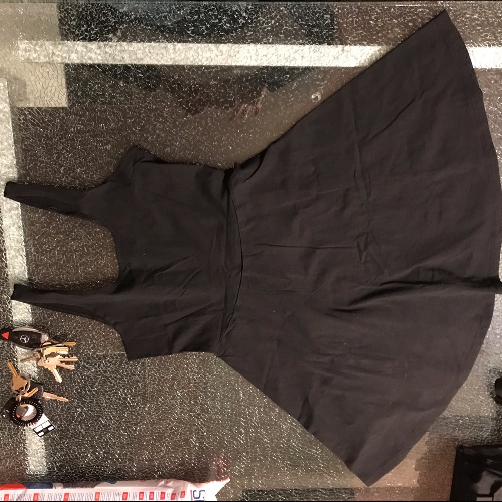 Pink xs black beach dress